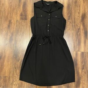 sleeveless dress size small black